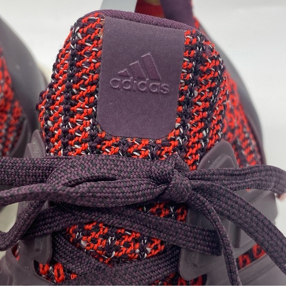 Adidas Women’s Ultraboost Running Red Shoes Size 5 - Picture 3 of 9